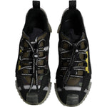 Dolce & Gabbana Black Green Camo NS1 Low Top Sneakers Shoes MV6728-39.5