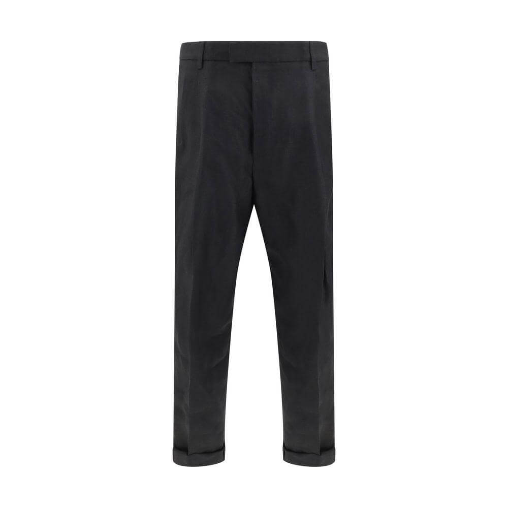 Dolce & Gabbana Linen Pants Dolce & Gabbana Dark Slate Gray