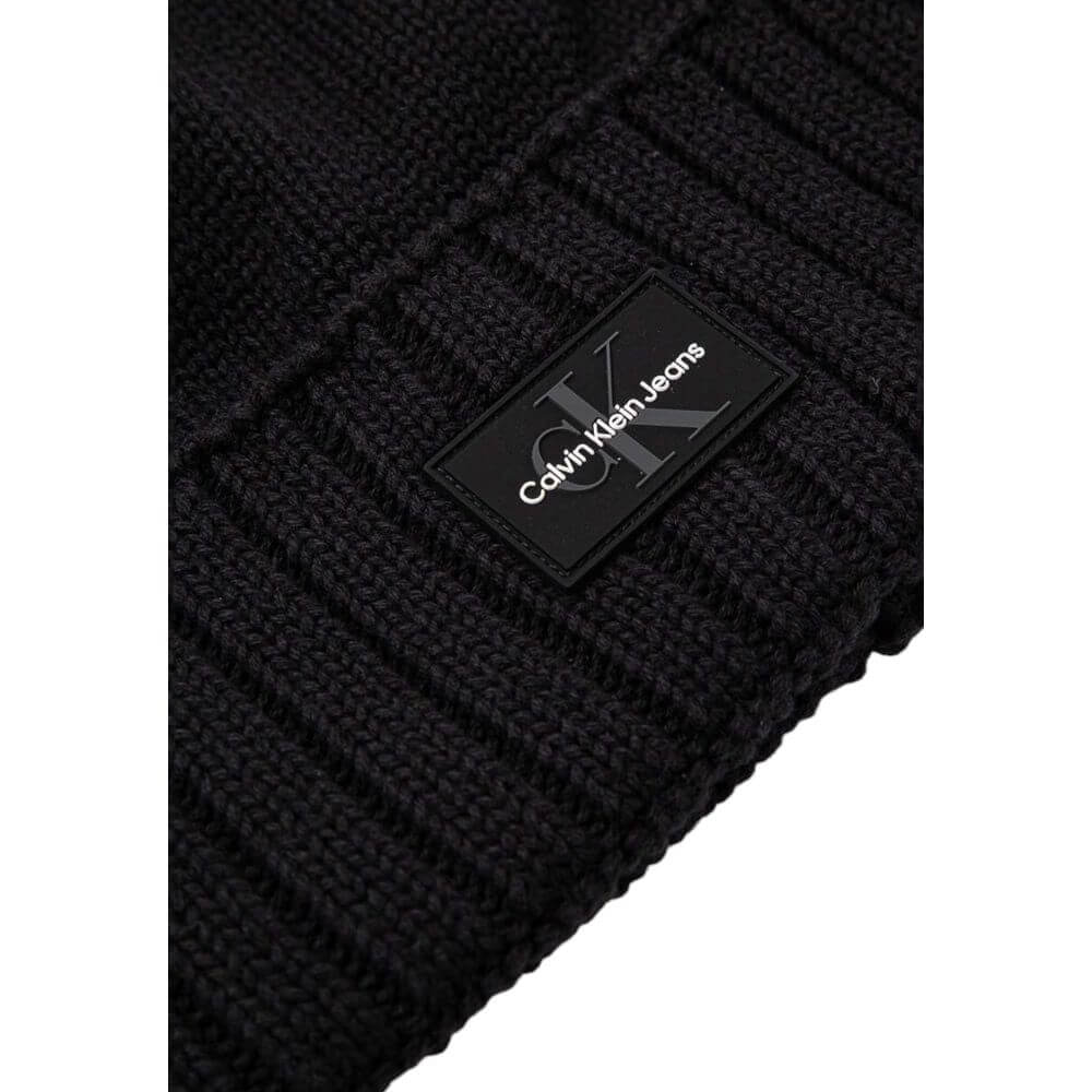Calvin Klein Jeans Black Cotton Caps Baseball Hat