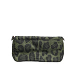 Dolce & Gabbana Green Nylon Leopard Print Shell Messenger Crossbody Bag BAG4002