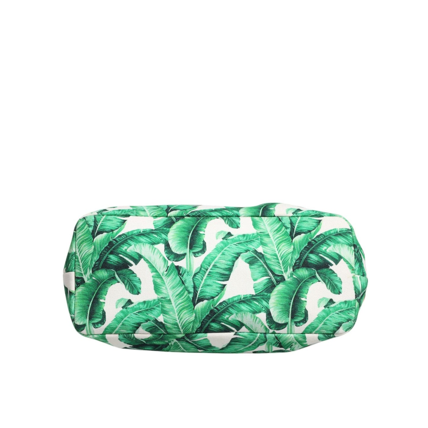 Dolce & Gabbana Green Canvas Botanical Garden Women Tote Bag BAG4012