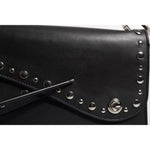 Dolce & Gabbana Black Small Leather Studded Shoulder Crossbody Bag