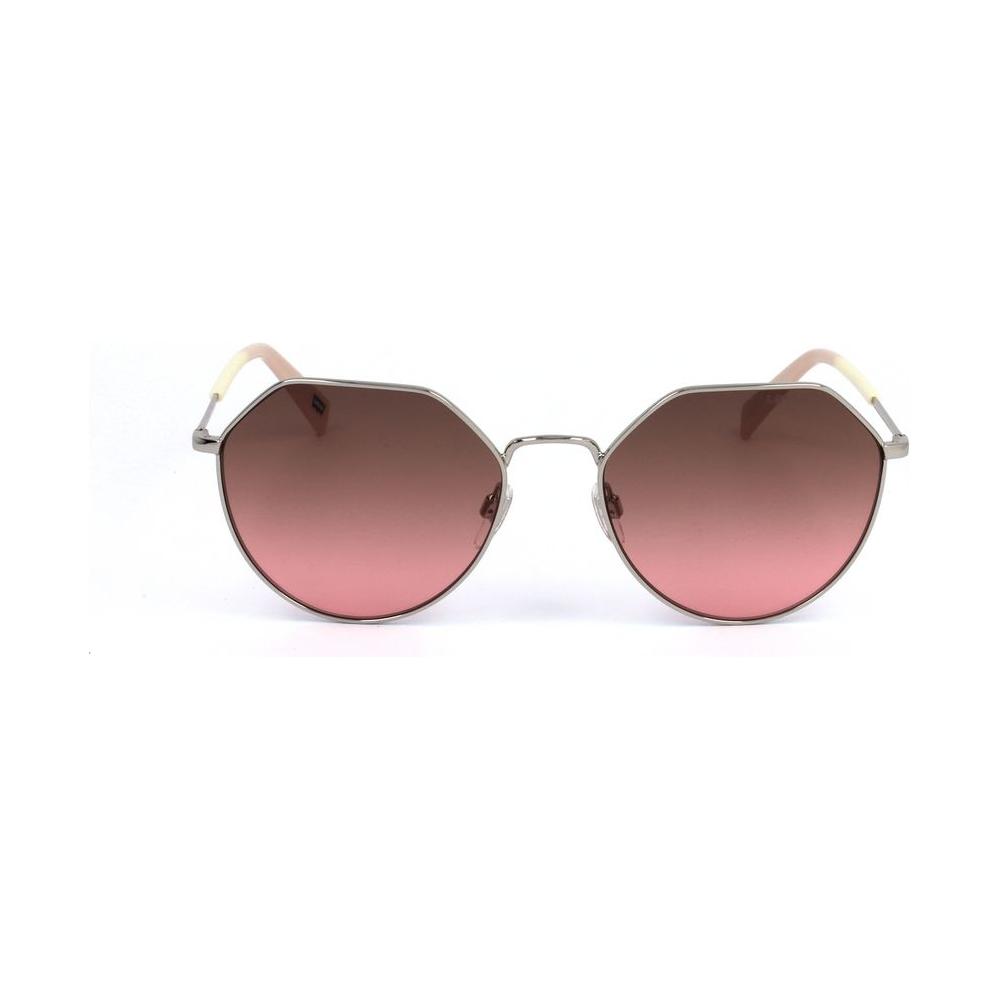 Levi's Gold Stainless Steel Sunglasses with Pink Lenses, Unisex LV-1020-S-010, Category 3, 57/19/145mm