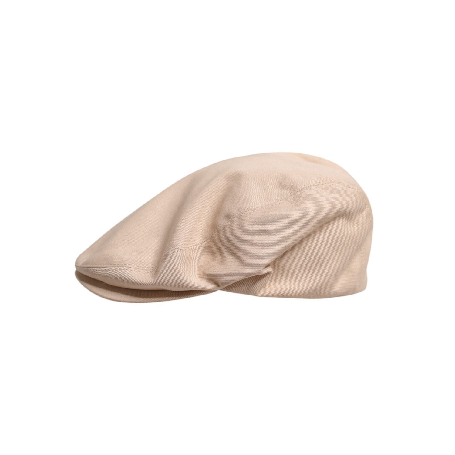 Dolce & Gabbana Beige Cotton Newsboy Capello Cabbie Hat