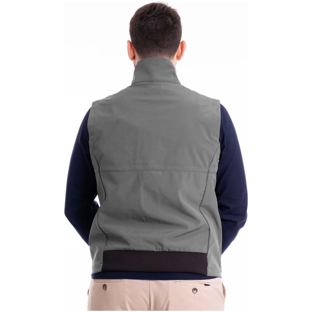 Refrigiwear Brown Polyester Men Vest RE-14965-S