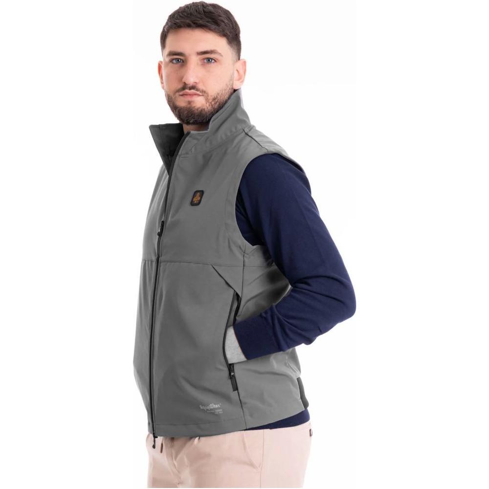 Refrigiwear Brown Polyester Men Vest RE-14965-S