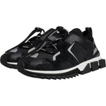 Dolce & Gabbana Black Mesh Sorrento Trekking Sneakers Shoes MV7153-41