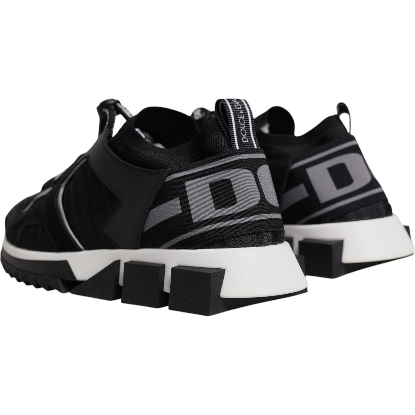 Dolce & Gabbana Black Mesh Sorrento Trekking Sneakers Shoes MV7153-41