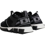 Dolce & Gabbana Black Mesh Sorrento Trekking Sneakers Shoes MV7153-41