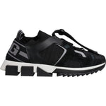 Dolce & Gabbana Black Mesh Sorrento Trekking Sneakers Shoes MV7153-41