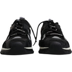 Dolce & Gabbana Black Mesh Sorrento Trekking Sneakers Shoes LA12535-39.5