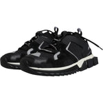 Dolce & Gabbana Black Mesh Sorrento Trekking Sneakers Shoes LA12535-39.5