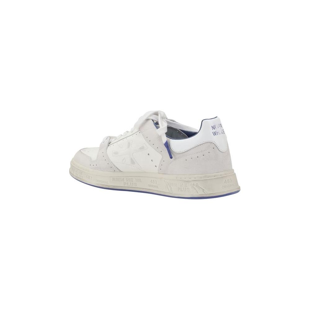 Premiata Leather Sneakers Premiata Light Gray