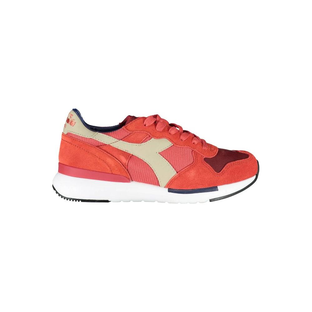 Diadora Red Leather Women Sneaker Diadora Tomato