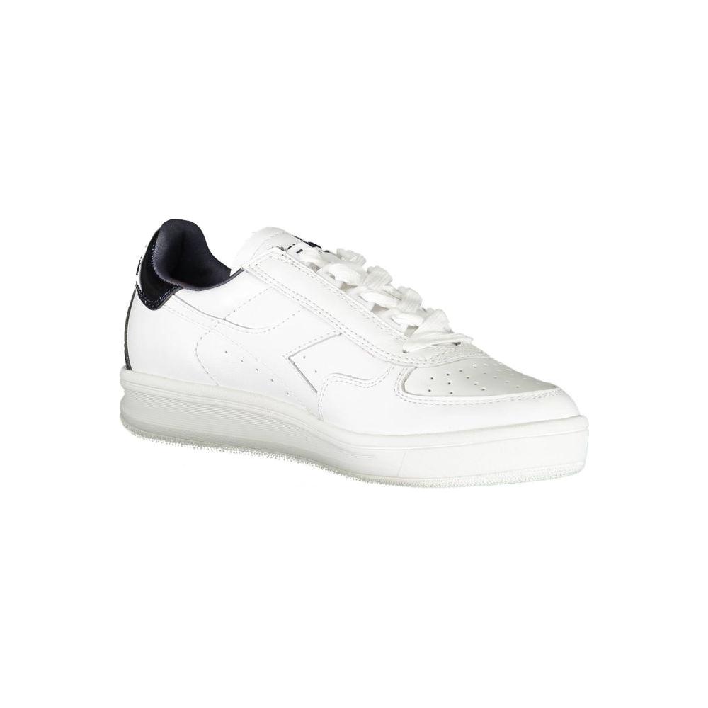 Diadora White Leather Women Sneaker Diadora Lavender
