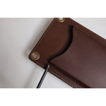 Dolce & Gabbana Brown Leather Neck Strap Cross Body Sling Bag BAG4291