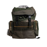 Dolce & Gabbana Military Green Patchwork Travel Backpack Bag BAG4454