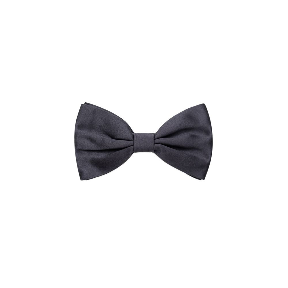 Dolce & Gabbana Gray Silk Bowtie