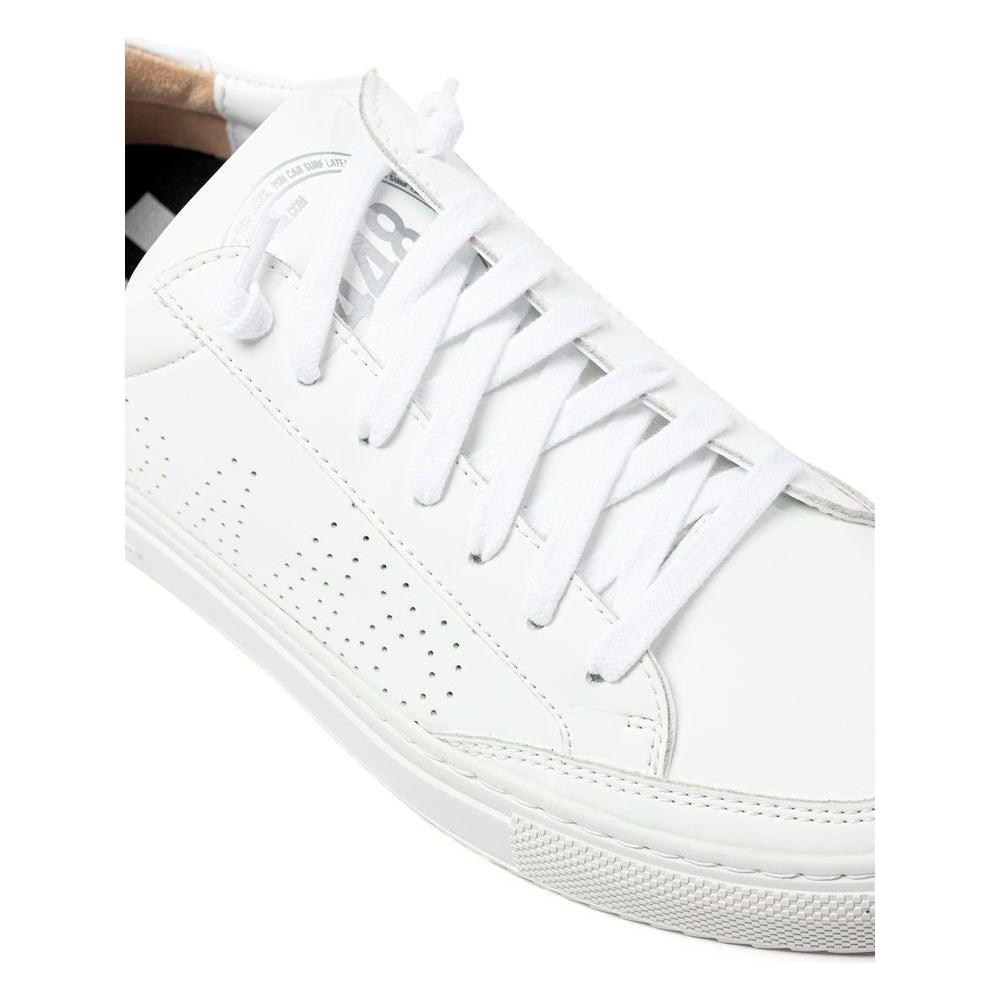 P448 White Leather Sneaker P448 White Smoke