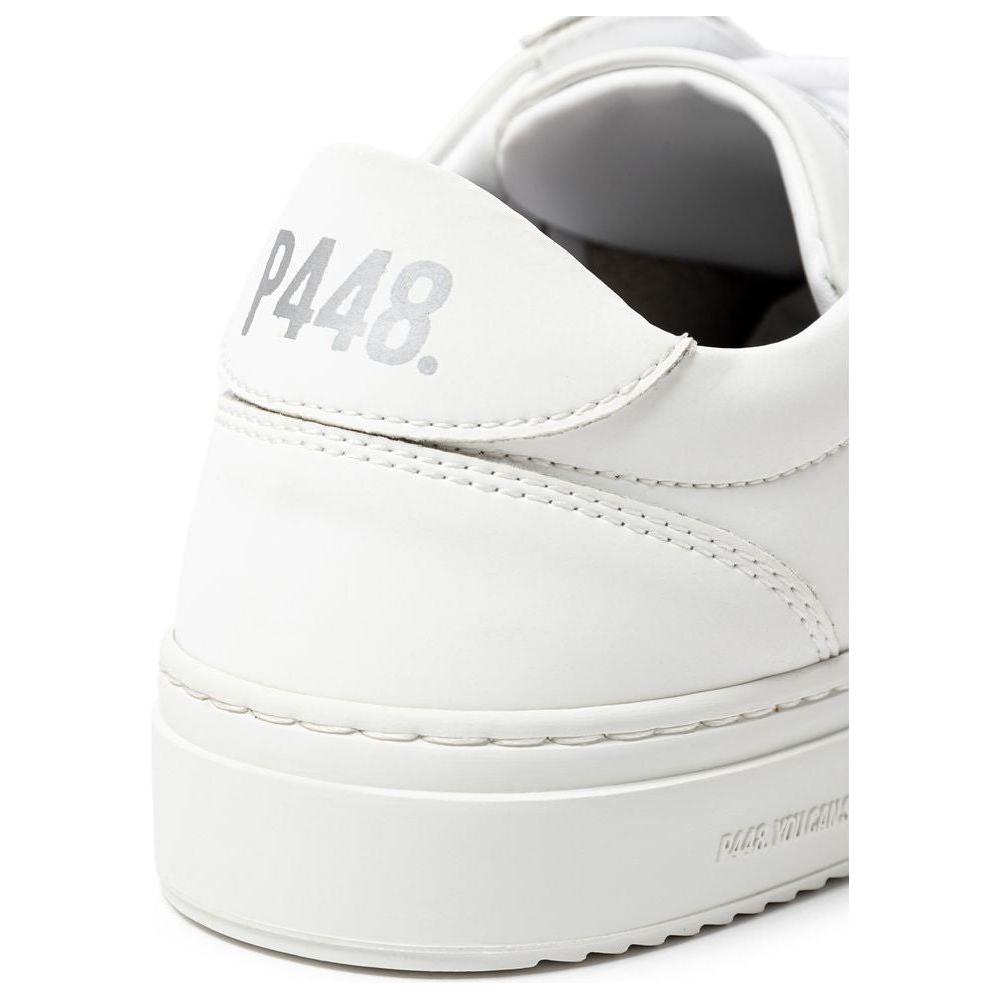 P448 White Leather Sneaker P448 Lavender