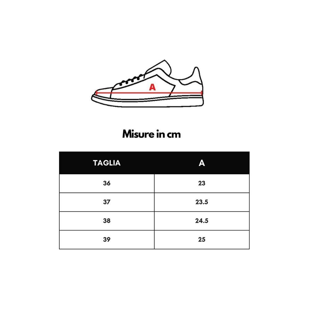 P448 White Leather Sneaker P448 Black