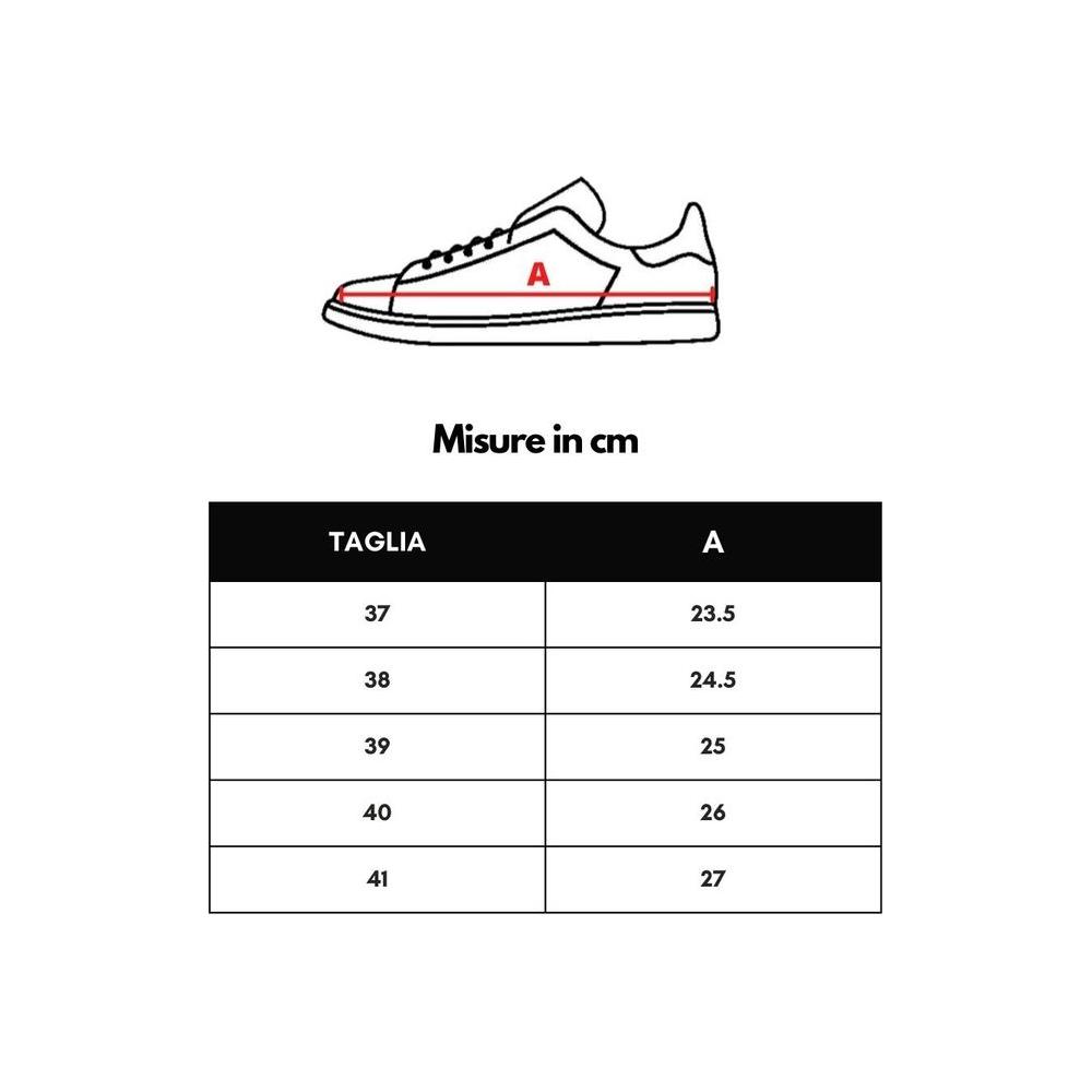 P448 White Leather Sneaker P448 Black