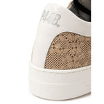 P448 Beige Leather Sneaker P-8027672-EU36/US6