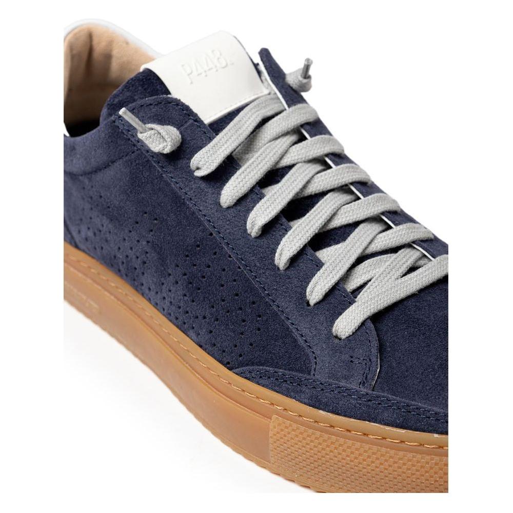 P448 Blue Leather Sneaker P448 Gray