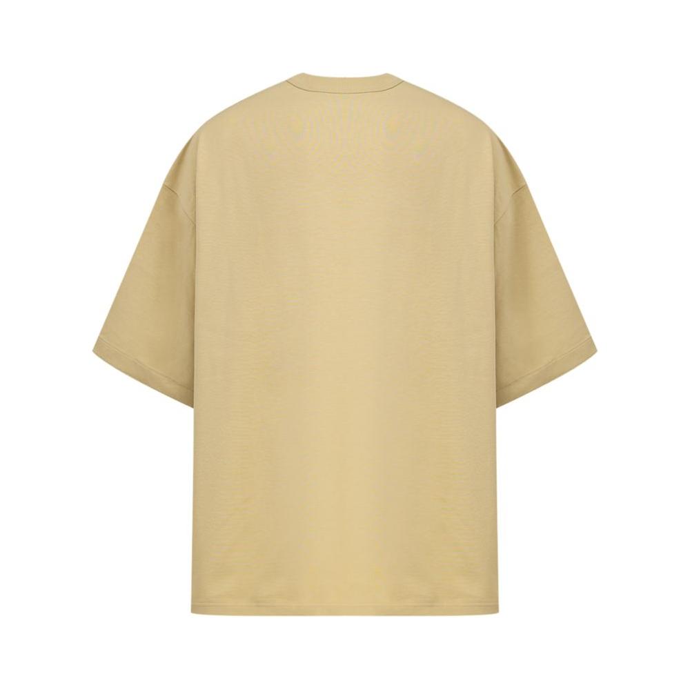 Bottega Veneta Beige Cotton T-Shirt Bottega Veneta Tan