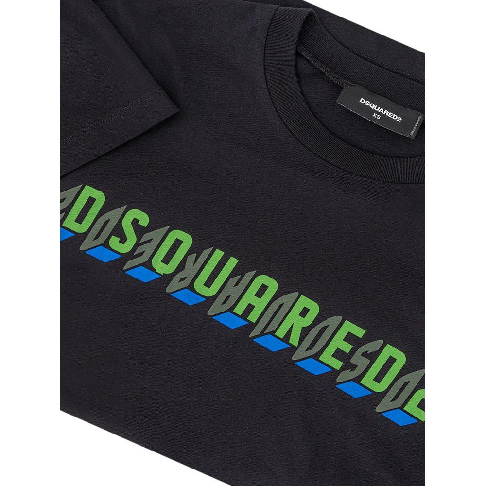Dsquared² Black Cotton T-Shirt