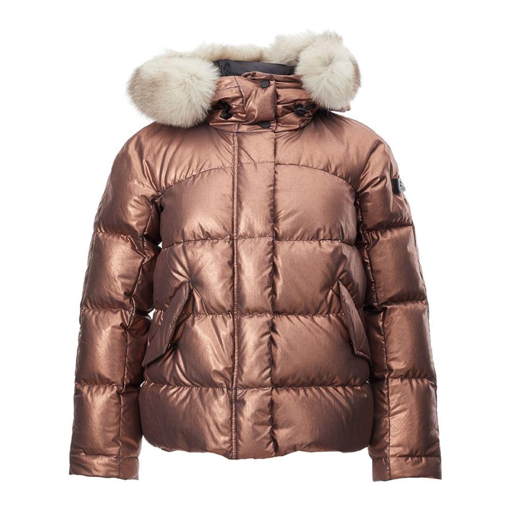 Peuterey Pink Polyester Jackets & Coat PE-1666675-IT40|S