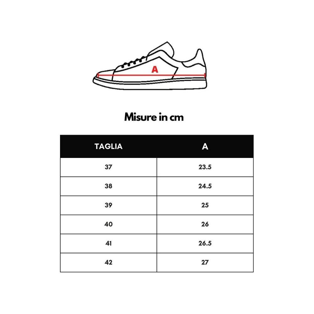 P448 White Leather Sneaker P448 Black