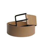 Dolce & Gabbana Brown Leather Classic Metal Logo Buckle Belt BEL9308-90