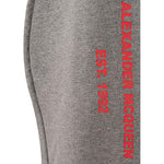Alexander McQueen Chic Gray Cotton Blend Trousers