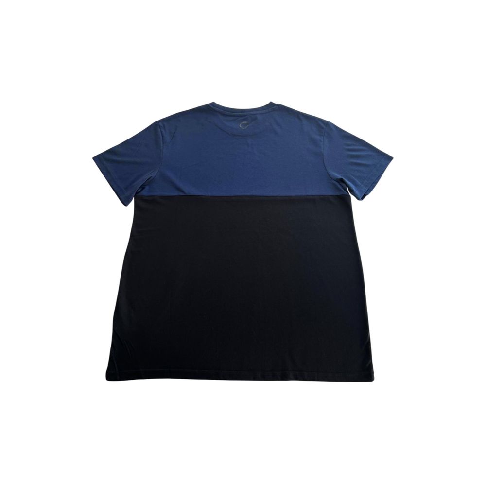 Trussardi Beachwear Blue Polyester Men T-Shirt