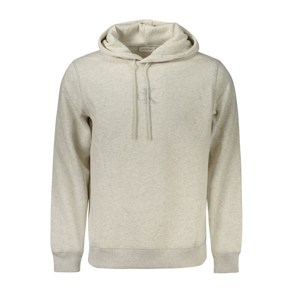 Calvin Klein Gray Cotton Men Sweater Calvin Klein Gray