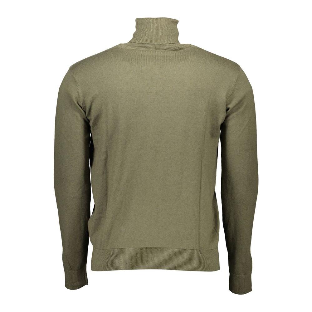 U.S. POLO ASSN. Green Cotton Men Sweater U.S. POLO ASSN. Dim Gray