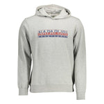 Napapijri Gray Cotton Men Sweater NA-11821-XL