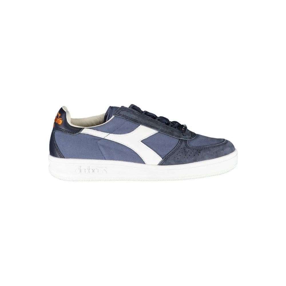 Diadora Chic Blue Contrast Lace-Up Sneakers Diadora Dim Gray