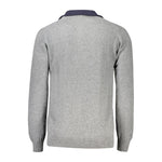 North Sails Gray Wool Men Sweater NO-32953-M