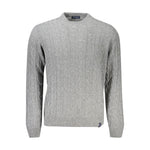 North Sails Gray Wool Men Sweater NO-32935-M