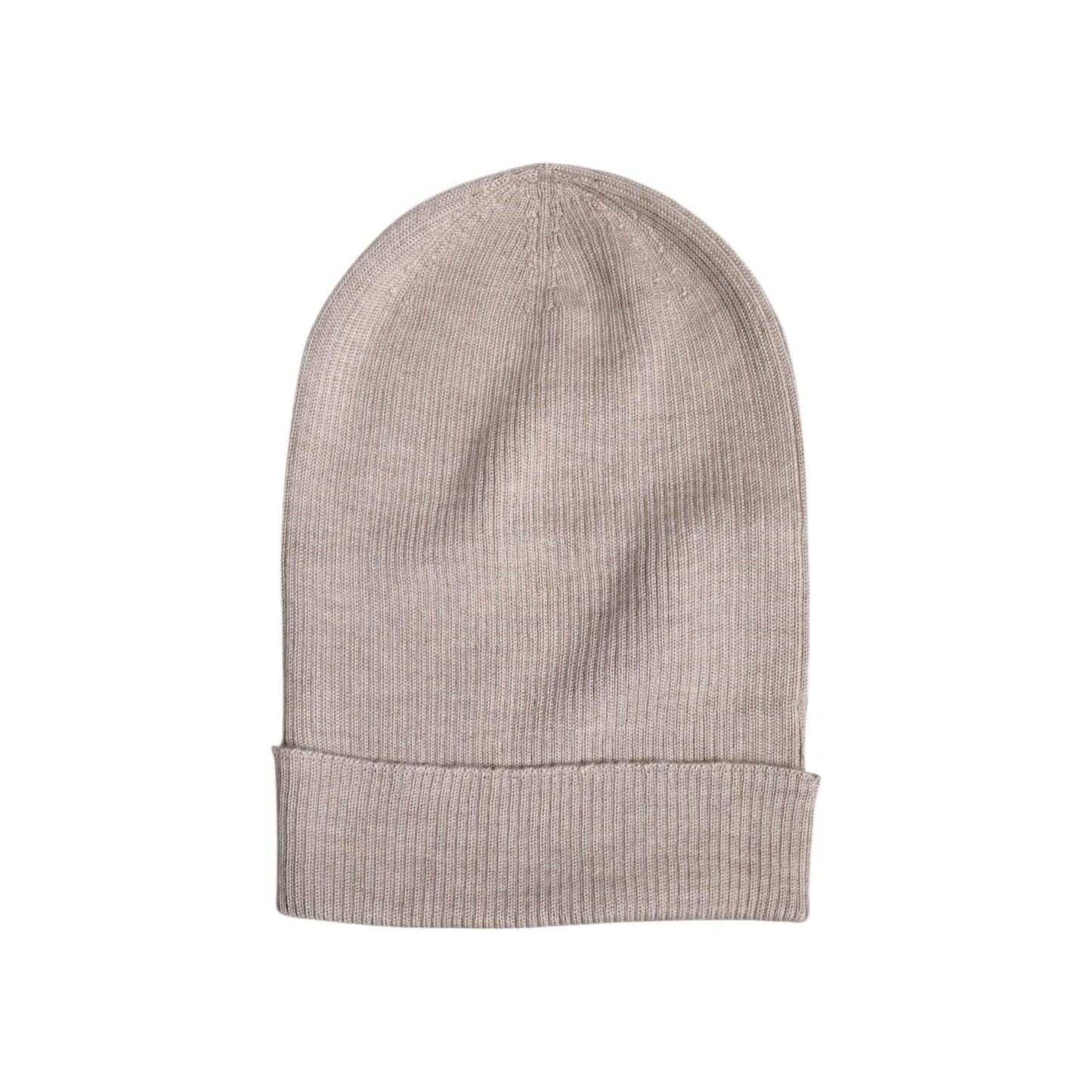 Dolce & Gabbana Beige Cashmere Knitted Winter Beanie Hat