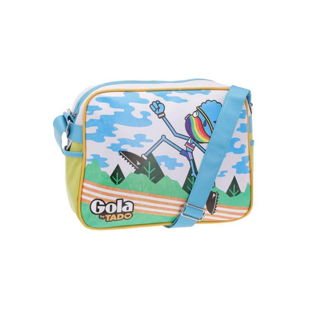 Colorful Gola Tado shoulder bag with printed design and adjustable blue strap, perfect for stylish and practical everyday use.