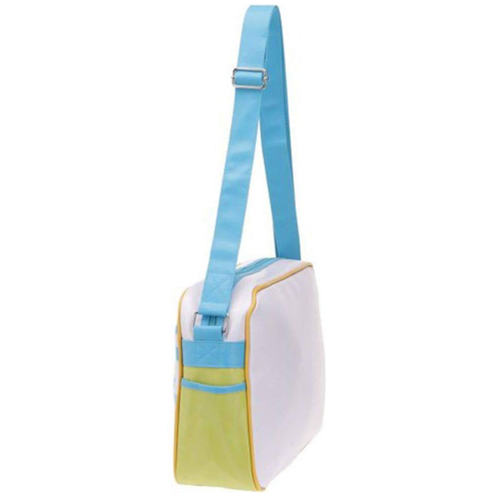 Gola White Synthetic Women Handbag with Adjustable Strap and Multiple Pockets, Side View