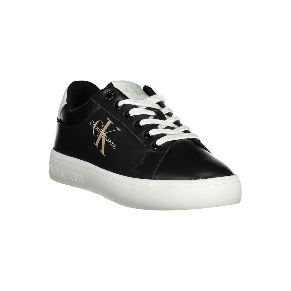 Calvin Klein Black Polyester Women Sneaker Calvin Klein Black