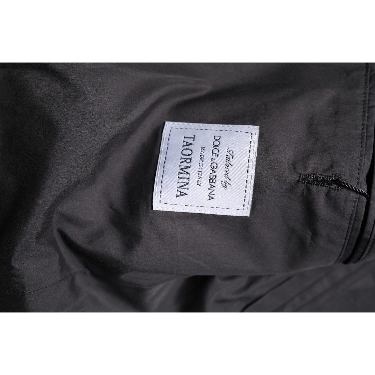 Dolce & Gabbana Black Cotton TAORMINA Formal 2 Piece Suit KOS2173-44