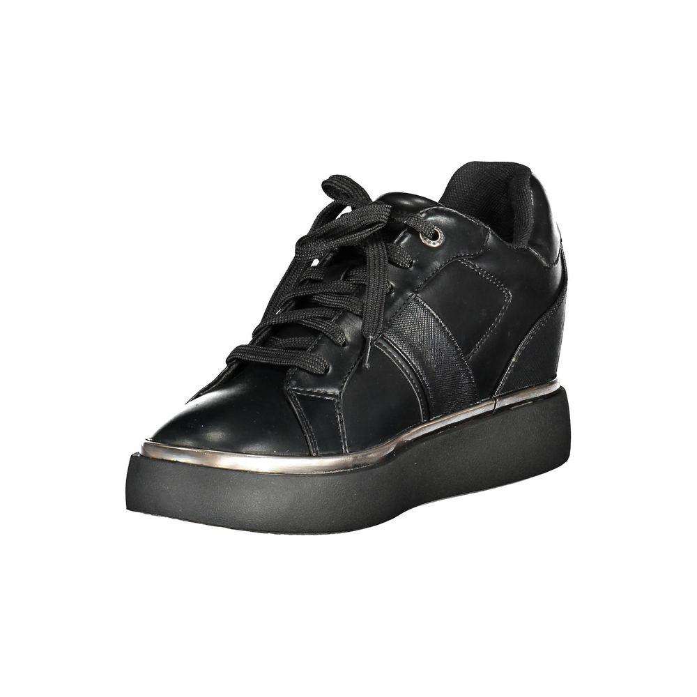 U.S. POLO ASSN. Black Polyester Women Sneaker U.S. POLO ASSN. Dark Slate Gray