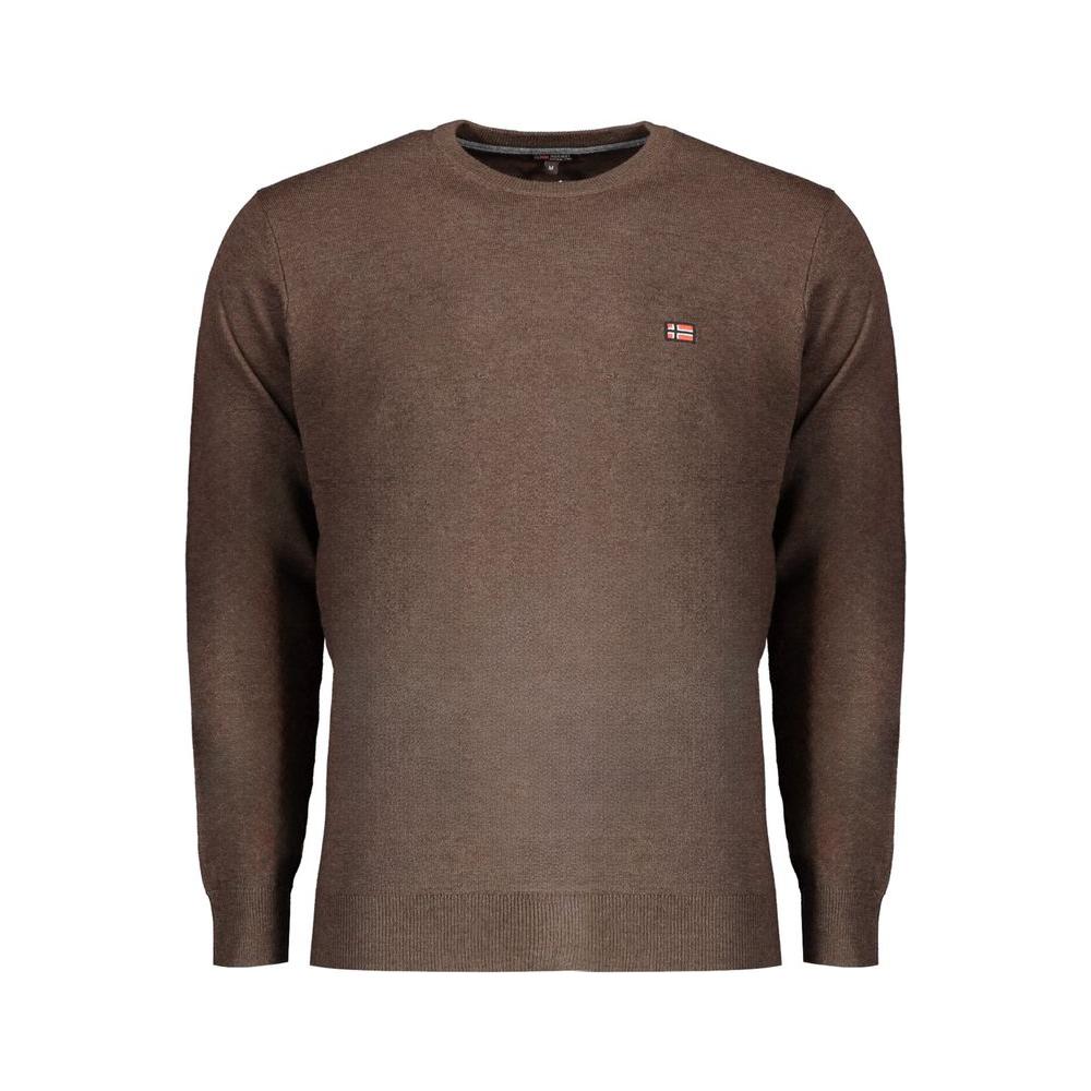 Norway 1963 Brown Wool Men Sweater Norway 1963 Dark Olive Green