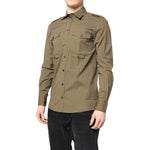 Dolce & Gabbana Brown Cotton Stretch Casual Long Sleeves Shirt TSH87842-38