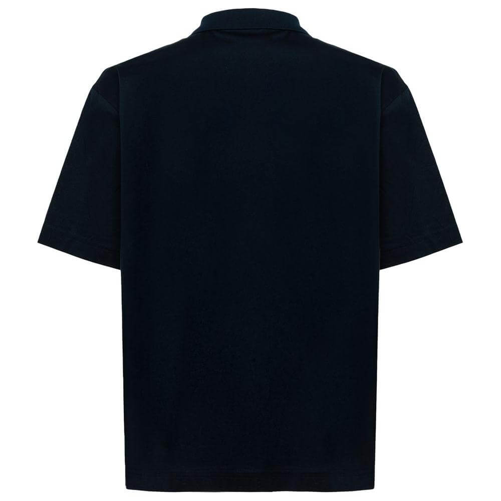 Alpha Studio Blue Cotton Polo Shirt